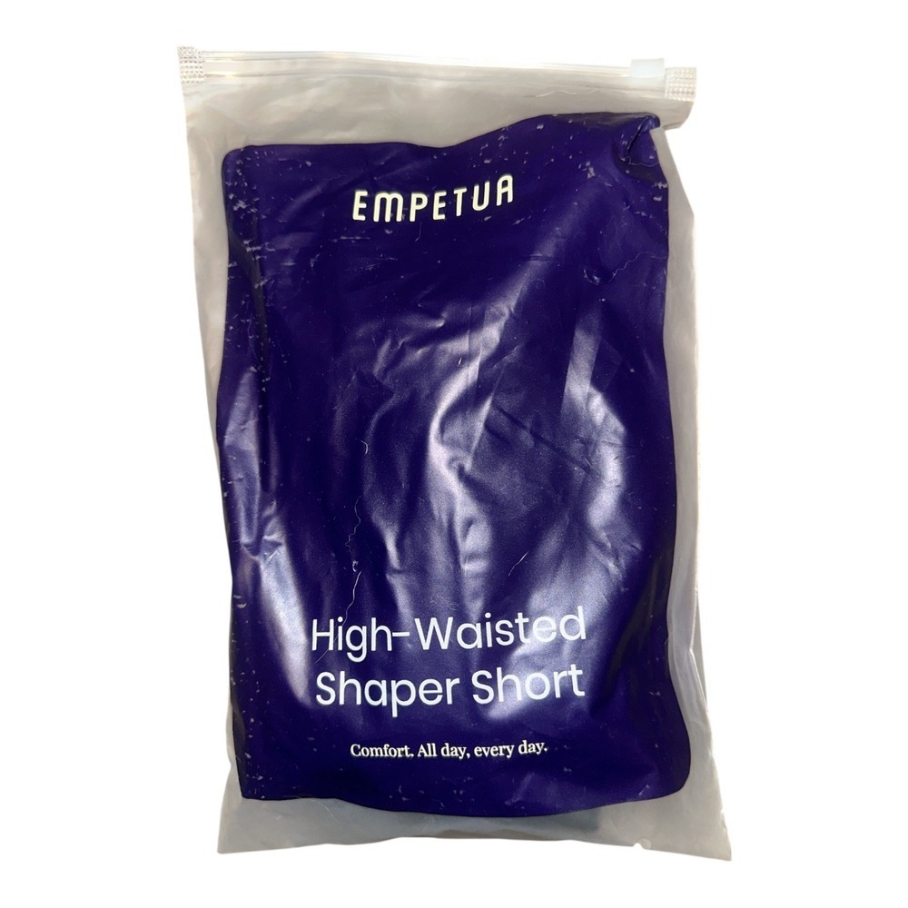 Empetua All Day Every Day High Waisted Black Shaper Shorts, XL/XXL - Picture 5 of 7